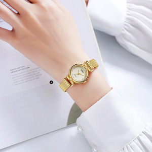 Montre femme à quartz étanche à motif rétro blé - Product Image 5
