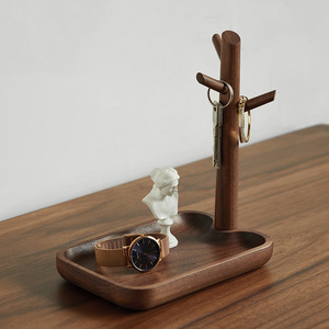 Kệ Trưng Bày Khay Gỗ Khay Đựng Chìa Khóa Với Giá Đựng Trang Sức Hộp Sắp Xếp Trang Sức - Product Image 2