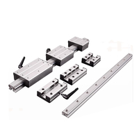 Guide linéaire LGD6 à double axe en aluminium robuste en vente en gros Rail de glissière résistant à l'usure Glissière de verrouillage à rouleaux LGB pour les industries CNC