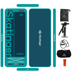 Skatinger PVC <span class=keywords><strong>Inflatable</strong></span> tập thể dục nổi Yoga Mat cho nước và hồ bơi sử dụng - Product Image 1