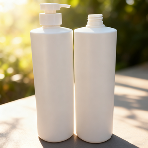 Bottiglia in Plastica HDPE Rotonda da 32oz 1 Litro <span class=keywords><strong>1000ml</strong></span> con Tappo 28/410 per Confezionamento di Reagenti da Laboratorio Chimico - Product Image 1