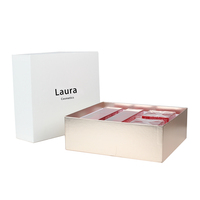 Emballage cadeau de luxe blanc lotion sérum soins de la peau ensemble de cosmétiques couvercle et boîte de base ensemble d'emballage de maquillage soins de la peau boîte pour cosmétique
