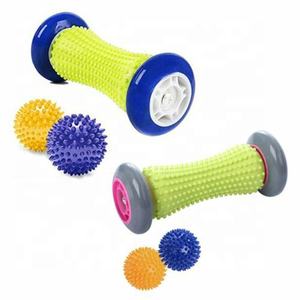 Hot New Foot Roller Massage Foot Massager 7cm Soft Spiky Ball Fitness Comprend 2pcs pour le soulagement des douleurs dorsales - Product Image 2