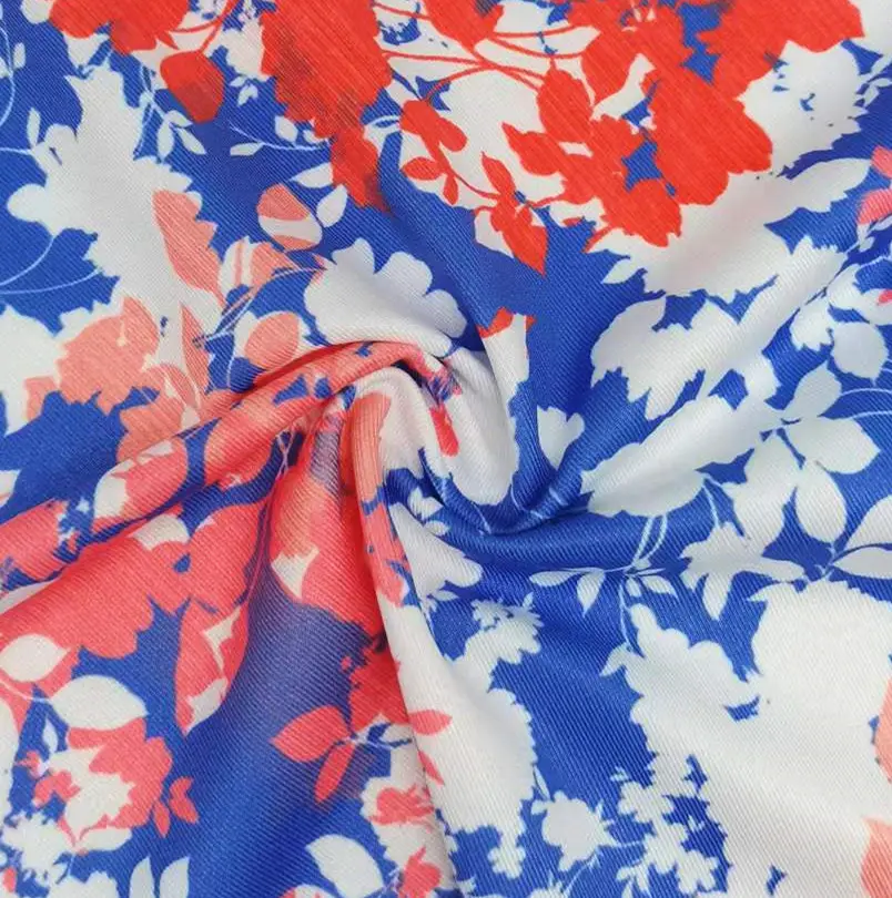 Nieuwe Stijl 92% Polyester 8% Spandex Met Bloemenprint Jersey Stof Voor Zwemkleding