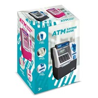 Tirelire en plastique DIY en forme de boîte rouge/noire pour petites filles, machine ATM électrique de simulation de princesse, jeux de fête