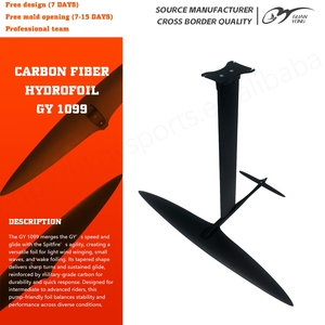 2025 recién llegado GY 1099 tabla de surf eléctrica de hidroala de fibra de carbono negra con lámina de ala de surf de cometa de 1200 cm cuadrados y mástil de aluminio - Product Image 3
