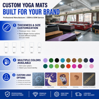 100% Biologisch Abbaubare Ovale Yoga-Matte Ungiftige PU Naturkautschuk Nude Beige Reise-Rutschfeste Matte mit Individuellem Logo