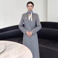 Ensembles de costumes pour femmes, vêtements de bureau pour femmes, robe formelle blanche en polyester pour vêtements d'entreprise OEM ODM