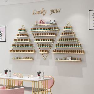 Meuble de salon de manucure élégant et simple, en vente flash, support en métal pour vernis à ongles, présentoir à vernis à ongles - Product Image 2