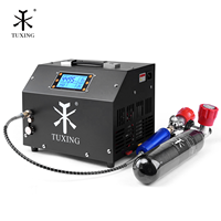 Compresseur d'air PCP TUXING à bas prix, 4500 psi, 300 bar, 220 V, électrique, intelligent, arrêt automatique, écran LCD, pompe 12 V