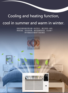 BIBO Window <b>Air</b> <b>Conditioner</b> Efficient Cooling for Smaller Areas Like Bedrooms and Guest Rooms Nets <b>air</b> <b>Conditioner</b> - Product Image 3
