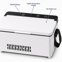 PoeticExist Glacière portable isotherme pour insuline avec poignée, rechargeable, double usage voiture et maison, pour le stockage de médicaments et aliments, maintien au froid 48h