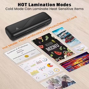 Plastifieuse OrTech A4 chaude et froide pour photos, documents, usage domestique et bureau - Product Image 2