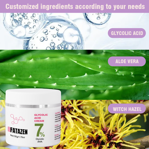 Crema de Ácido Glicólico al 7% para el Tratamiento del Acné de Marca Privada, Exfoliante, Aumenta la Elasticidad de la Piel, Hidratante, Reduce las Líneas Finas y las Arrugas - Product Image 3