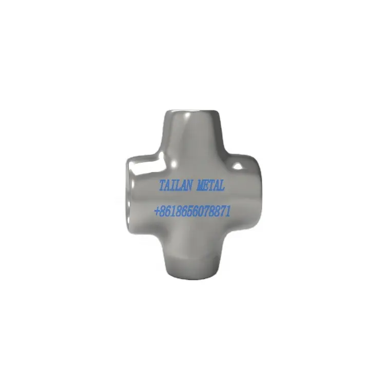 Diskon besar produsen baja Cup Stub Elbow Flange setara Tee Reducer 254 SMO pipa fitting