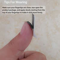 Embouts de doigts en fibre d'argent anti-sueur pour écran tactile embouts de doigts autocollants de jeu pour téléphone Gamer Gamerock accessoires