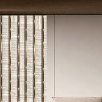 Autocollant mural vertical en marbre moderne de luxe avec rayures dorées, XPE/EPE/IXPE, imperméable et ignifuge, pour chambre à coucher, salon, salle de bain, hôtel