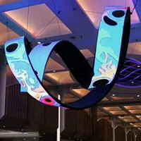Pantalla LED Flexible Profesional para Interiores, Módulo LED Curvo X Soft para Fondo de Escenario