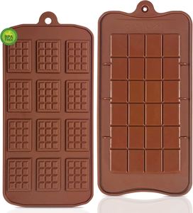 Moule en silicone antiadhésif de qualité alimentaire pour gaufres et barres énergétiques au chocolat, vente en gros sur mesure - Product Image 1