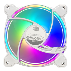 Ventilateur de boîtier PC Gamer CoolerMaster MF120 HALO2 <span class=keywords><strong>RGB</strong></span> PWM 3-en-1 avec éclairage LED blanc 4 broches PWM 2000 tr/min 26dba - Product Image 4