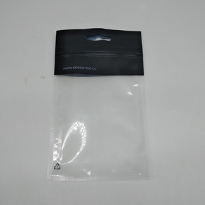 Emballage coloré personnalisé Ziplock sacs en plastique transparent coque <span class=keywords><strong>de</strong></span> téléphone emballage Logo emballage givré pochettes zippées - Product Image 4