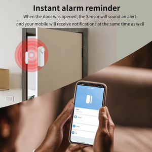 Sensor de Puerta Inteligente con Logotipo OEM, Alarma Magnética de Seguridad para Puerta, Aplicación de Apertura y Cierre, Bluetooth 5.0, Sensor de Puerta WiFi Tuya Inteligente para Puertas y Ventanas - Product Image 2