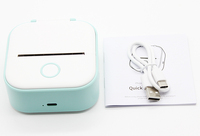Phomemo T02 Mini imprimante thermique portable Imprimante d'étiquettes de poche sans fil Connect 203dpi 53mm Impression