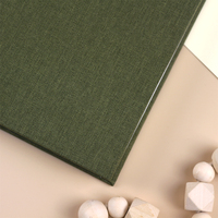 Doublure en tissu Carnet à couverture rigide Livres Impression de haute qualité Mode Livre décoratif Service d'impression personnalisé