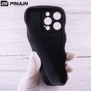 Carcasa de acrílico transparente para teléfono móvil, carcasa ondulada de Color TPU para iPhone 14, 13, 12, 11 <span class=keywords><strong>Pro</strong></span> <span class=keywords><strong>Max</strong></span>, 2023 - Product Image 5