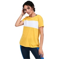 T-shirts décontractés en coton blanc pour femmes grandes tailles avec logo brodé et boutons - Vente en gros surdimensionnée