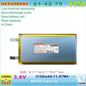 3,8 V 3150mAh 11.97Wh 614279 celda de batería de iones de litio de polímero para Pocket2 Pocket 2 Handheld Gaming Laptop GamePad Tablet PC V158 - Product Image 3