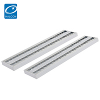 Luminaire LED à grille pour couloir, bureau, école, hôpital, OEM ODM, 30w 38w 58w