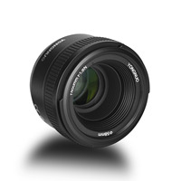 Objectif standard à grande ouverture YONGNUO YN50mm F1.8N, mise au point automatique/manuelle AF/MF, 7 lamelles, plein format, noir, pour appareils photo reflex numériques