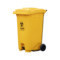 ถังขยะทางการแพทย์แบบเหยียบเท้า 240L 120L 100L พลาสติกหนาพิเศษ สีเหลือง สำหรับโรงพยาบาลและคลินิก - Product Image 5