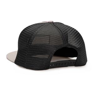Casquettes de camionneur en maille en gros, 5 panneaux, personnalisées, 6 panneaux, étiquette tissée en coton, patch, casquette noire - Product Image 5