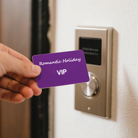 Hochsichere CR80 RFID Smart Card 13,56MHz Wasserdicht/Wetterfest FM08/TK4100/EM4200 Chip Luxus Hotelzimmerkarte