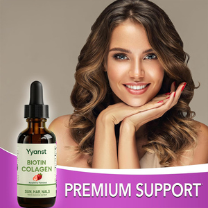 OEM/ODM Beauty supplement radiant skin healthy hair strong nails sugar free biotin collagen peptide <b>drops</b> for women - Product Image 5