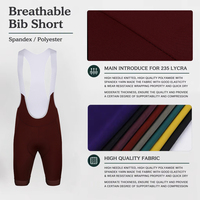 Cuissard de cyclisme unisexe sur mesure Mcycle, grande taille, anti-UV, séchage rapide, respirant, rembourré, en Spandex/Polyester