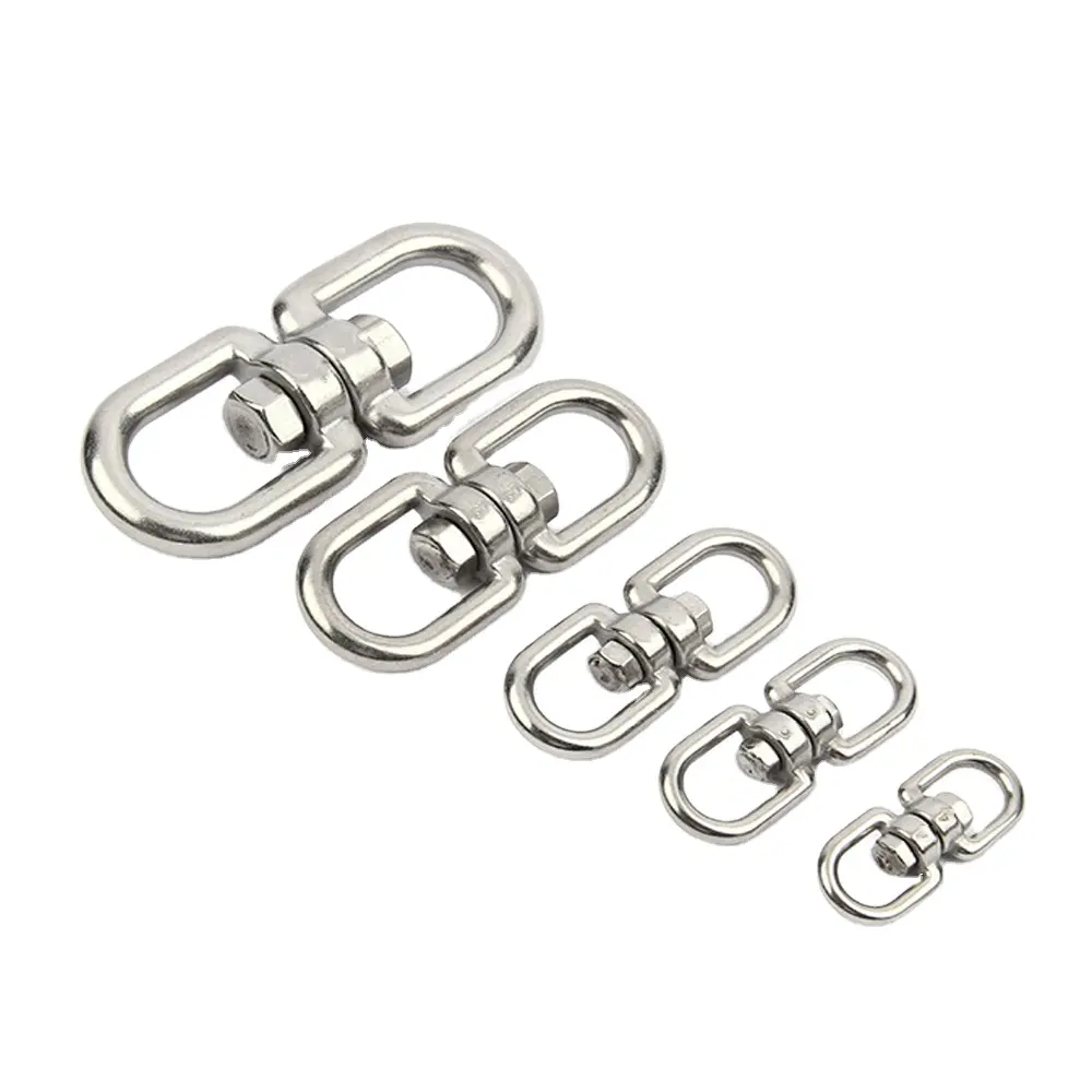 O-ring cancello a molla in acciaio inossidabile ganci a Clip in lega di zinco tondo in metallo diviso piccolo morsetto portachiavi borsa borsa fermagli a scatto