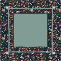 Tapis de Mahjong Série M175 à Motif Floral Artistique, Antidérapant avec Dos en Caoutchouc et Bords Cousus, pour Tables de Mahjong