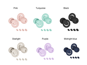 Protège-oreilles anti-bruit 4 tailles pour le tir, bouchons d'oreilles en silicone réutilisables insonorisants pour dormir - Product Image 5