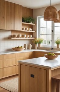 Armoire de cuisine en bois massif <span class=keywords><strong>George</strong></span> Shaker de CBMmart, armoire de cuisine sur mesure - Product Image 6