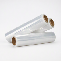 Film d'emballage transparent en LLDPE, rouleau de film plastique polyéthylène, emballage de carton, film étirable transparent