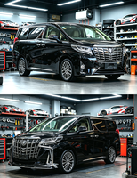 Nouveau kit de pare-chocs pour Alphard Vellfire 30 Series 2015-2023, lifting AH30, mise à niveau au style SC avec phares LED à triple lentille