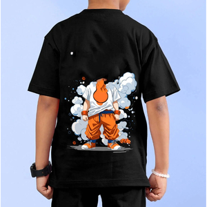 เสื้อยืดเด็กพิมพ์ลายฤดูร้อนแขนสั้นคอกลมเสื้อผ้าฝ้ายลำลองนุ่มสบายทุกวันเสื้อผ้าเด็กชายหญิงมีสไตล์ - Product Image 3