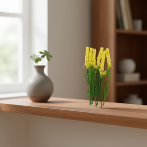 ILAN Fiori Artificiali 17cm 6 Pezzi Gialli Fiori Secchi per Decorazione - Product Image 2