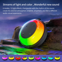 Haut-parleur Bluetooth sans fil stéréo TWS portable 6W, étanche IPX5, pour la douche en plein air, la plage