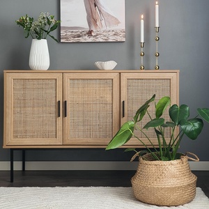 Latest Design <strong>Rattan</strong> Media <strong>Unit</strong> Console Living Room Furniture White Wood <strong>Tv</strong> Stand Cabinet - Product Image 3
