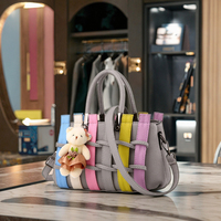Sac à Main de Luxe de Créateur pour Femmes en Cuir PU, Style Décontracté et Tendance, Grande Capacité, Modèle Croisé, Nouvelle Collection 2025