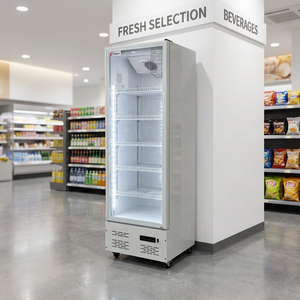 <span class=keywords><strong>Congelatore</strong></span> Verticale con Porta in Vetro, Frigorifero Espositore per Birra e Bevande per Negozi di Convenienza - Product Image 1